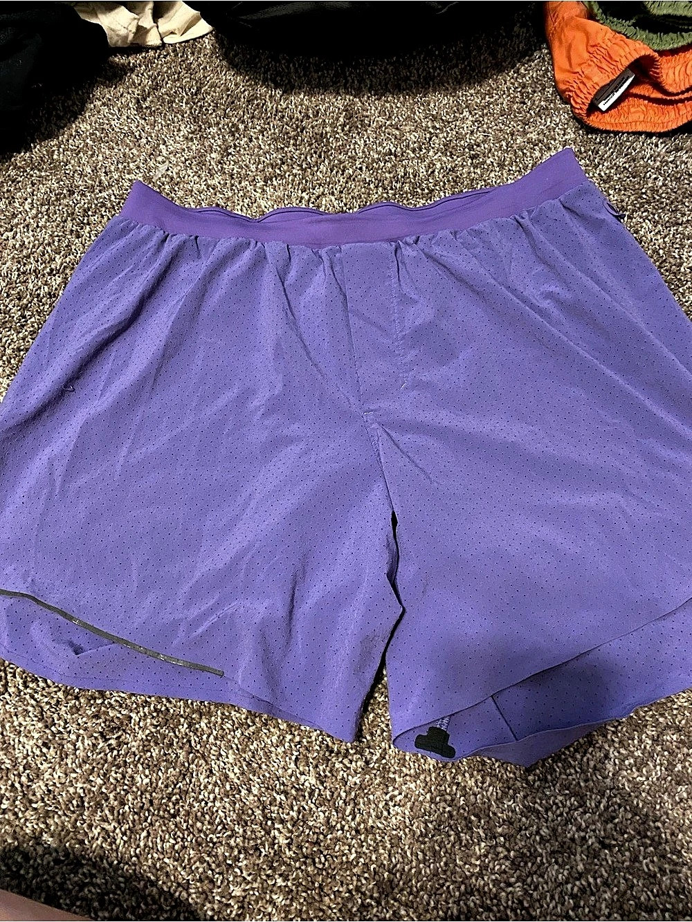 Lululemon Speed Up High-Rise Short Purple Athletic Shorts